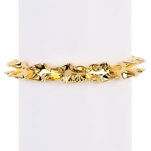 NWT: Kate Spade Gold "Frilled" Slider Bracelet